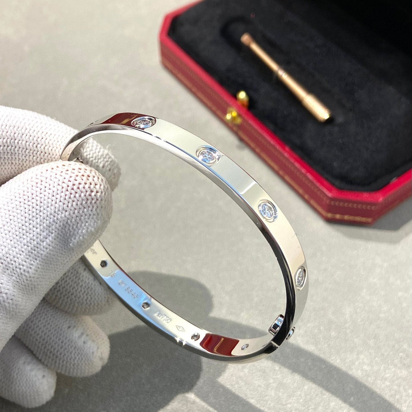 [Liorra]LOVE BRACELET 6.1MM 10 DIAMONDS