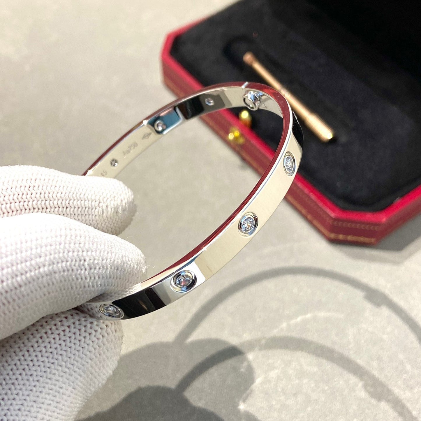 [Liorra]LOVE BRACELET 6.1MM 10 DIAMONDS