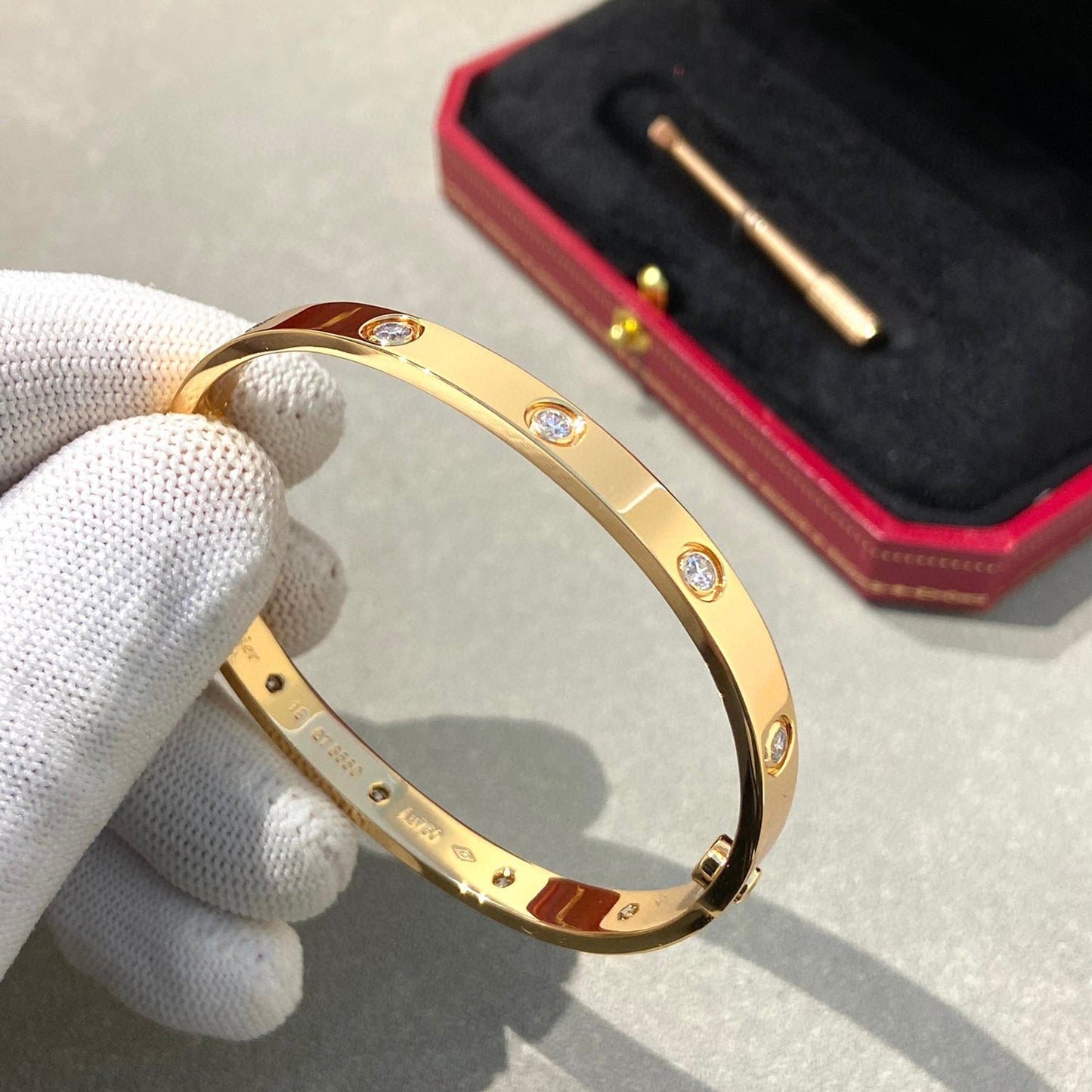 [Liorra]LOVE BRACELET 6.1MM 10 DIAMONDS