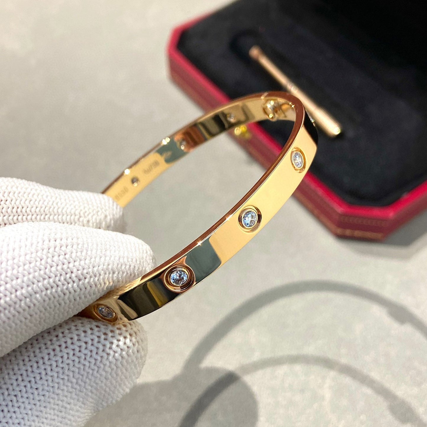[Liorra]LOVE BRACELET 6.1MM 10 DIAMONDS