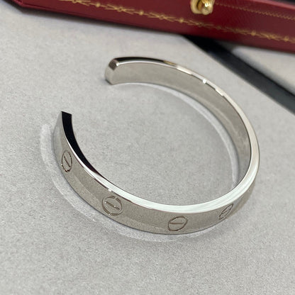 [Liorra]LOVE BRACELET 6.1MM 1 DIAMOND OPEN CUFF
