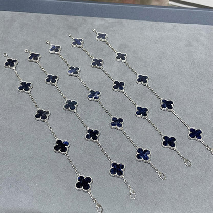 [Liorra]CLOVER 5 MOTIF PIETERSITE BRACELET COLLECTION
