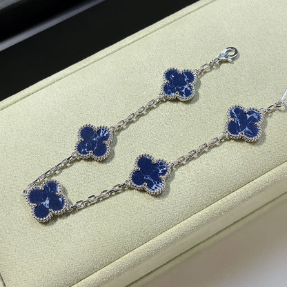 [Liorra]CLOVER 5 MOTIF PIETERSITE BRACELET COLLECTION