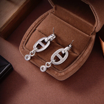 [Liorra]HM CHAINE DIAMOND EARRINGS