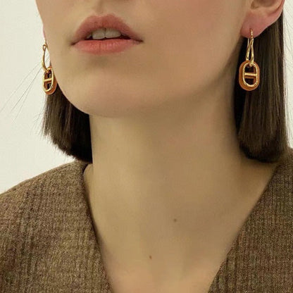 [Liorra]HM O'MAILLON GOLD EARRINGS