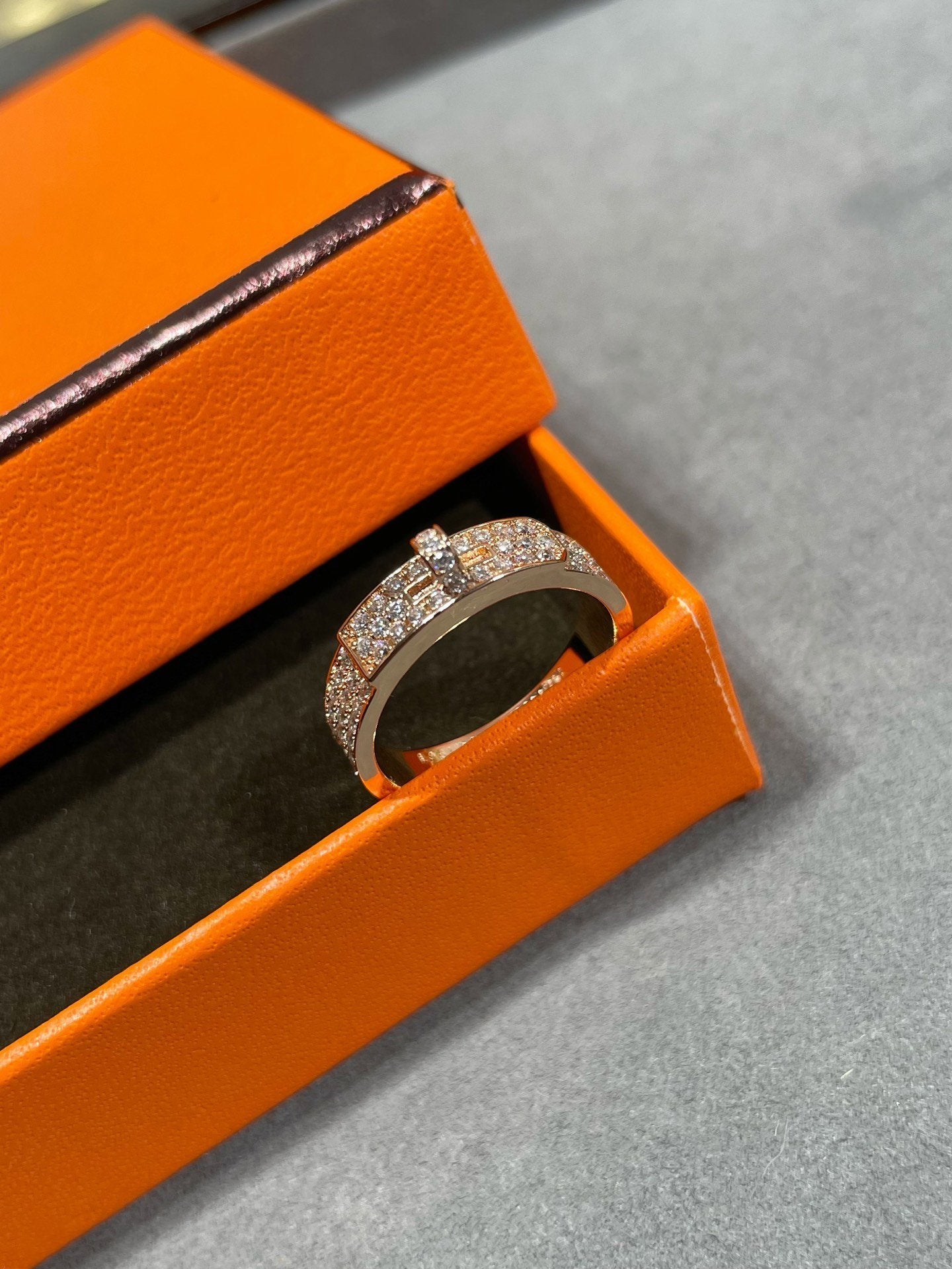 [Liorra]KELLY PINK GOLD DIAMOND RING