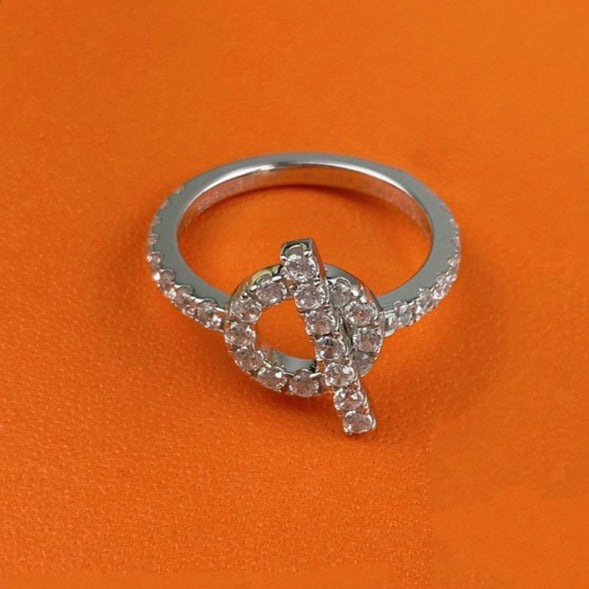 [Liorra]ECHAPPEE RING SILVER DIAMOND