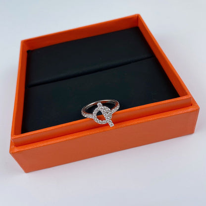 [Liorra]ECHAPPEE RING SILVER DIAMOND