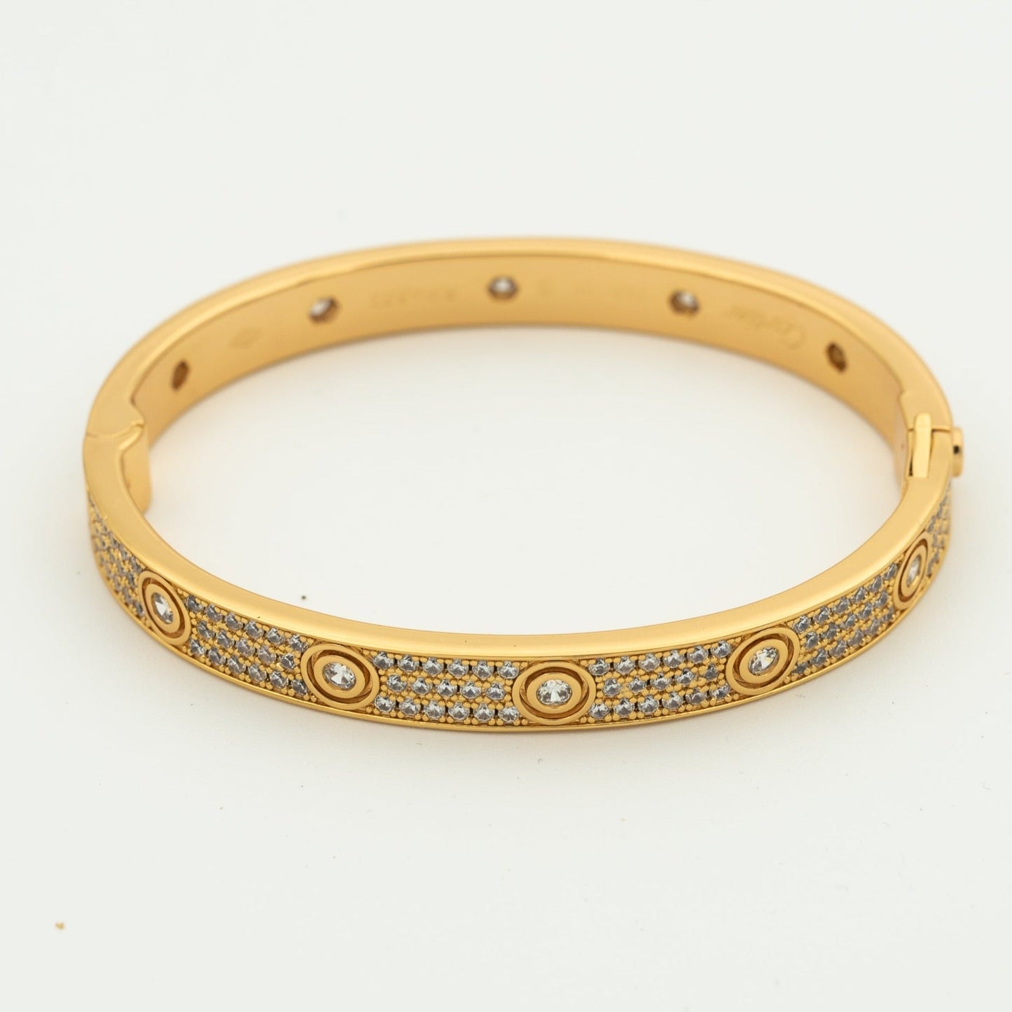 [Liorra]LOVE BRACELET 6.1MM DIAMOND-PAVED 10 BIG DIAMONDS