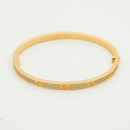 [Liorra]LOVE BRACELET 3.65MM DIAMOND-PAVED
