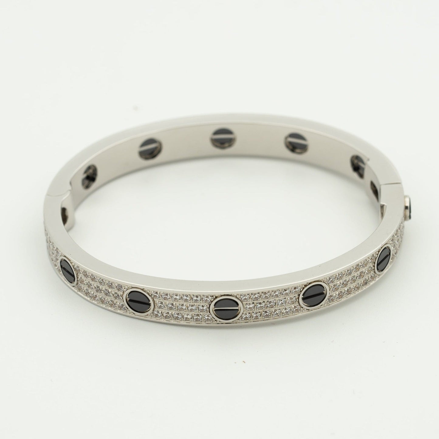 [Liorra]LOVE BRACELET 6.1MM DIAMOND-PAVED CERAMIC