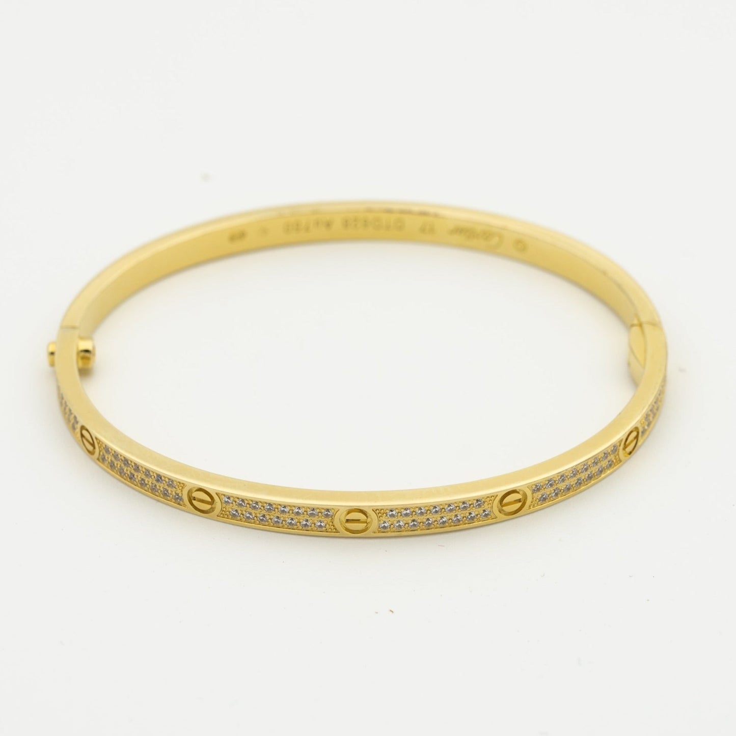 [Liorra]LOVE BRACELET 3.65MM DIAMOND-PAVED