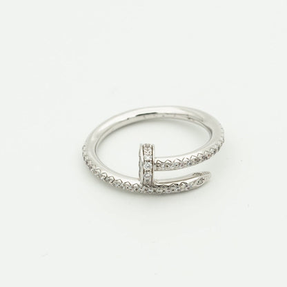 [Liorra]JUSTE RING 1.8MM SILVER DIAMONDS