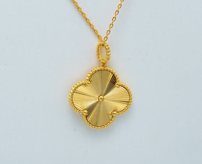 [Liorra]CLOVER 25MM PEDANT NECKLACE GOLD