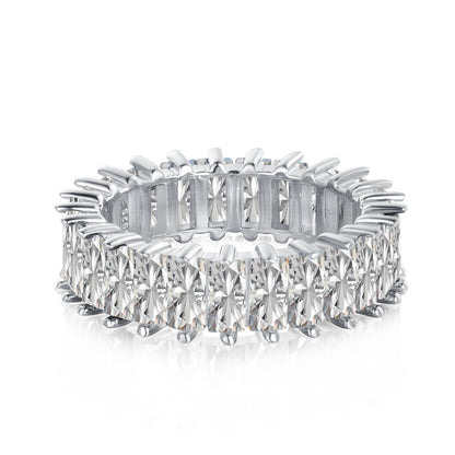 [Tonmkive Jewelry]Unique Colorful Radiant Cut RIng