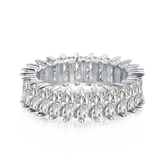 [Tonmkive Jewelry]Unique Colorful Radiant Cut RIng