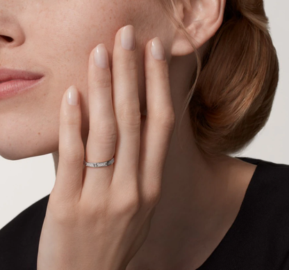 [Liorra]LOVE RING 2.6mm-wide full-diamond ring silver
