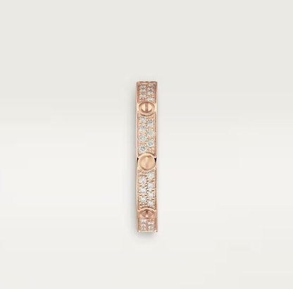 [Liorra]LOVE RING 2.6mm-wide full-diamond ring Liorra Gold