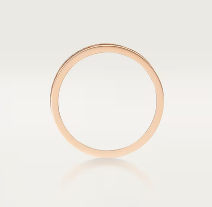 [Liorra]LOVE RING 4mm-wide full-diamond ring Liorra Gold