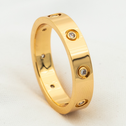 [Liorra]LOVE RING 3.6MM 8 DIAMONDS