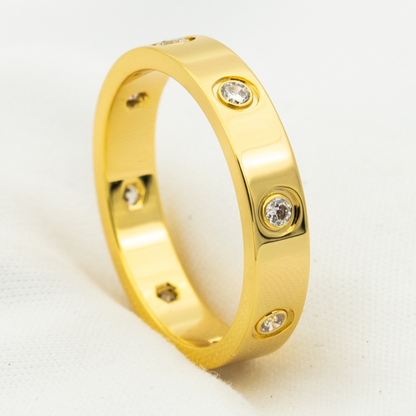 [Liorra]LOVE RING 3.6MM 8 DIAMONDS