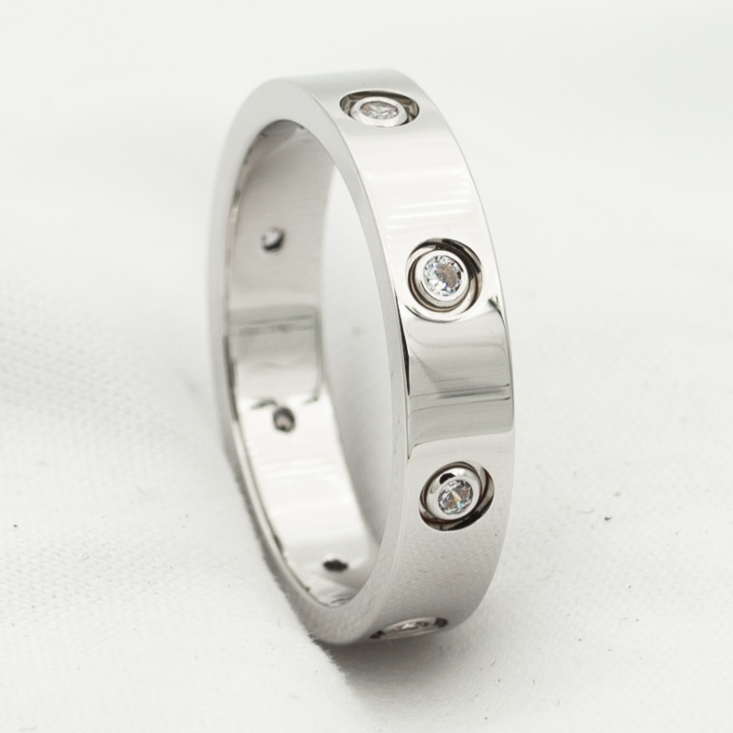 [Liorra]LOVE RING 3.6MM 8 DIAMONDS