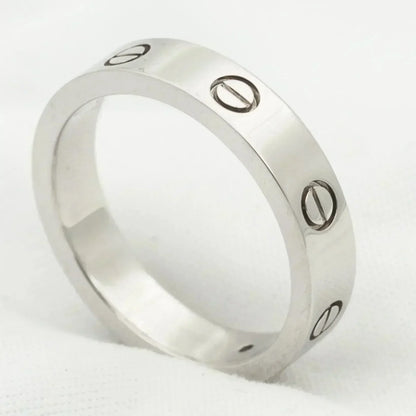 [Liorra]LOVE RING 4MM 1 DIAMOND SILVER
