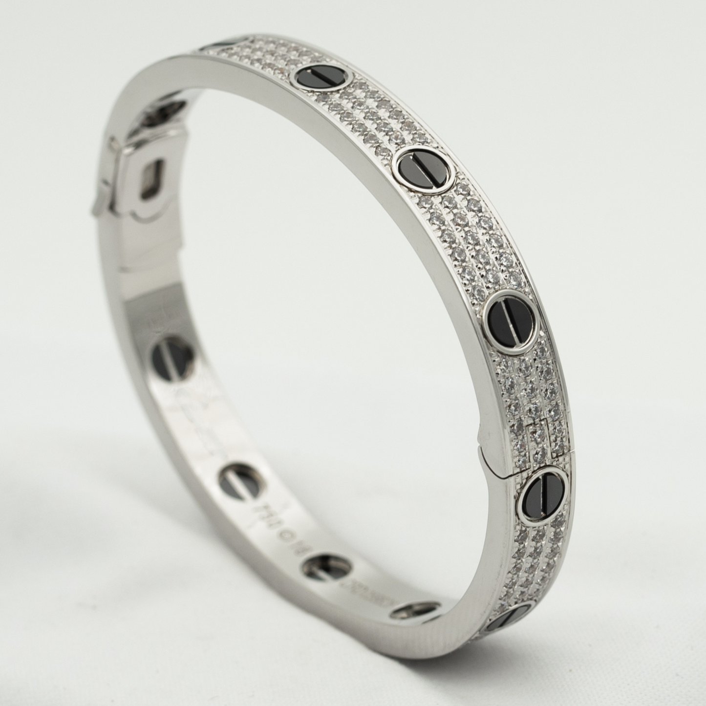 [Liorra]LOVE BRACELET 6.1MM DIAMOND-PAVED CERAMIC
