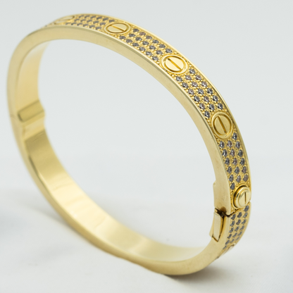 [Liorra]LOVE BRACELET 6.1MM DIAMOND-PAVED