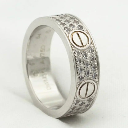 [Liorra]LOVE RING 5.5MM DIAMONDS PAVED