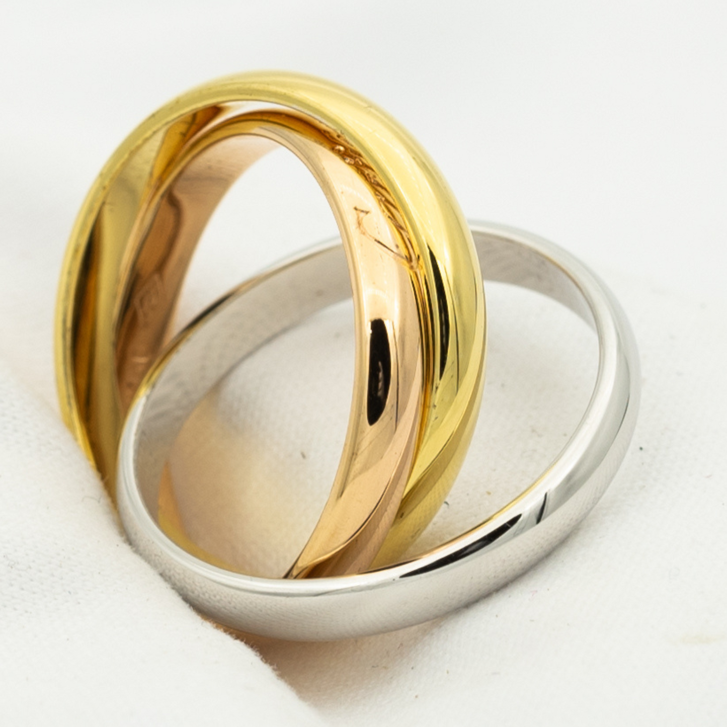 [Liorra Jewelry]TRINITY RING GOLD PINK GOLD SILVER