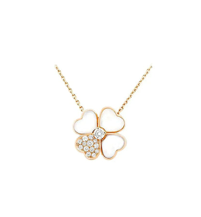 [Liorra]CLOVER MOP DIAMOND Liorra GOLD NECKLACE