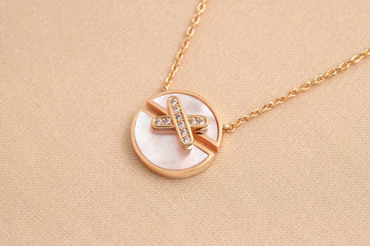 [Liorra]JEUX DE Liorra GOLD DIAMOND NECKLACE