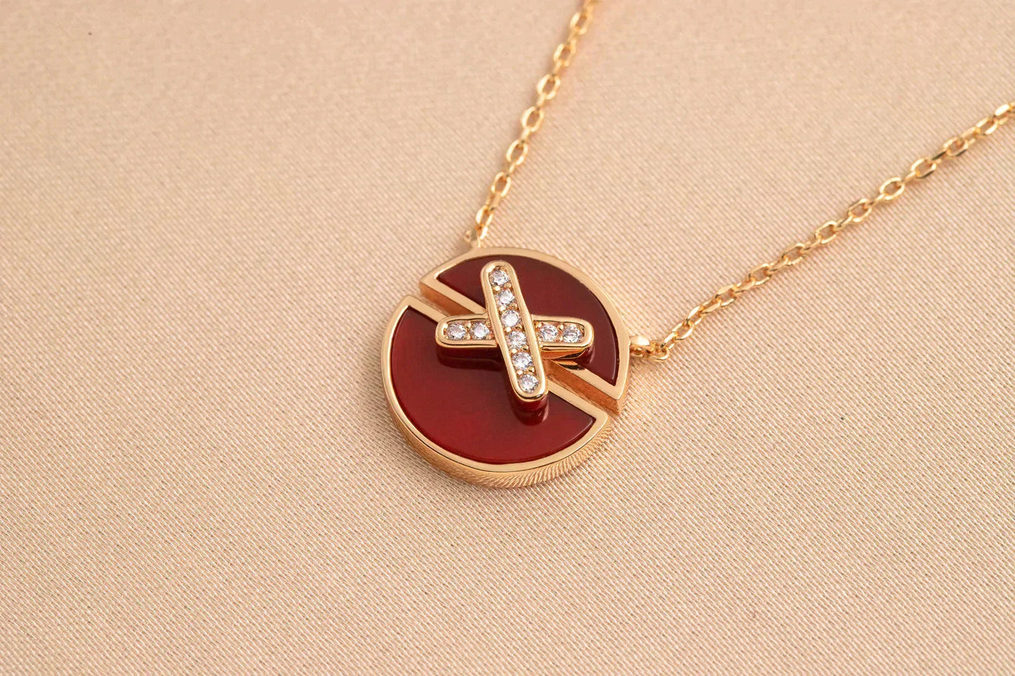 [Liorra]JEUX DE Liorra GOLD DIAMOND NECKLACE