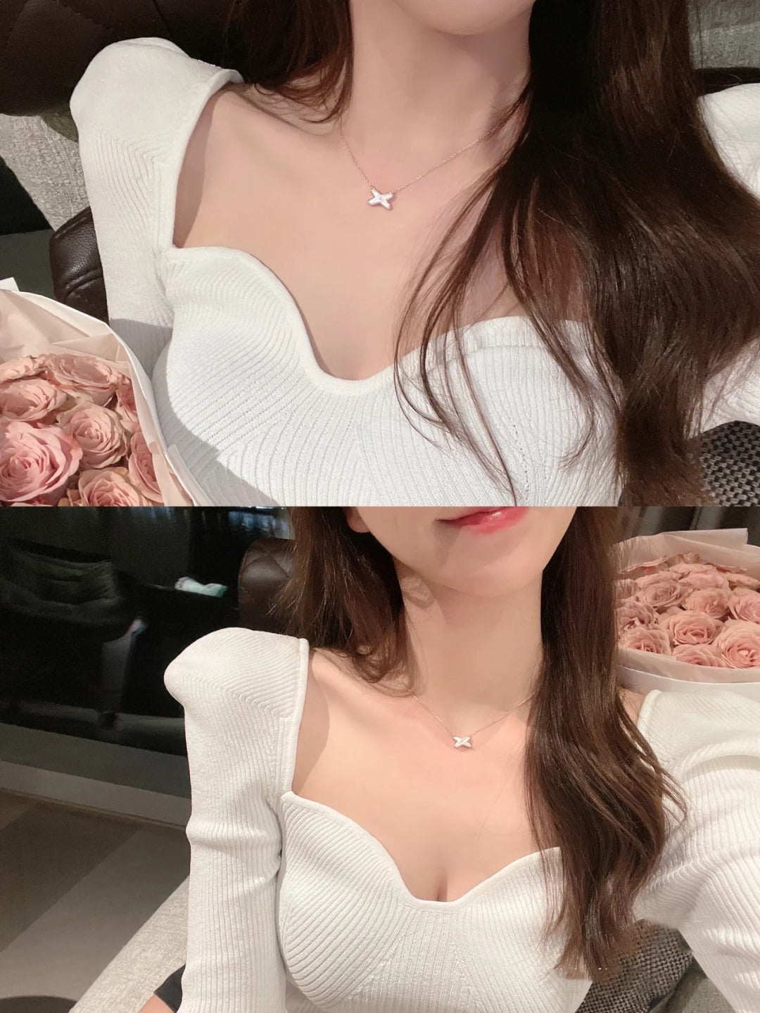 [Liorra]JEUX DE NECKLACE 1 DIAMOND