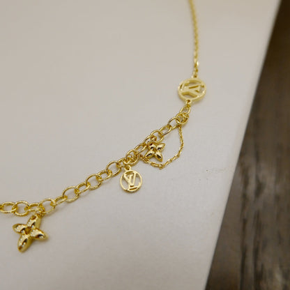 [Liorra]BLOOMING SUPPLE NECKLACE BRASS