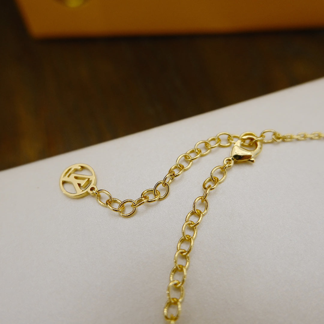 [Liorra]BLOOMING SUPPLE NECKLACE BRASS