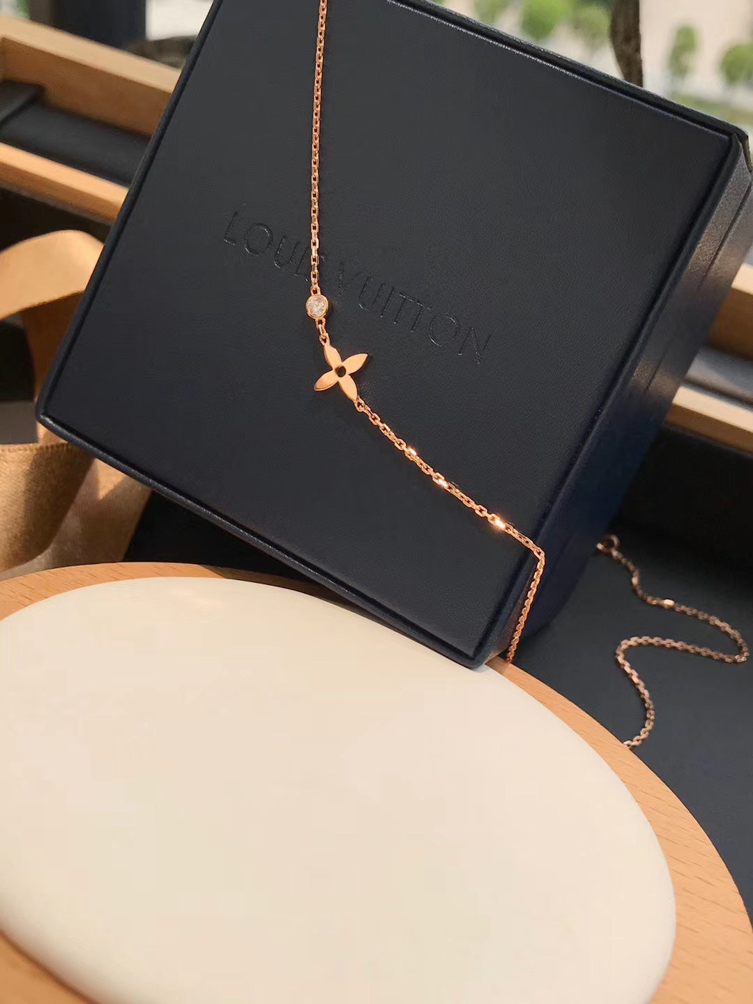 [Liorra]BLOSSOM PENDANT PINK GOLD AND DIAMOND
