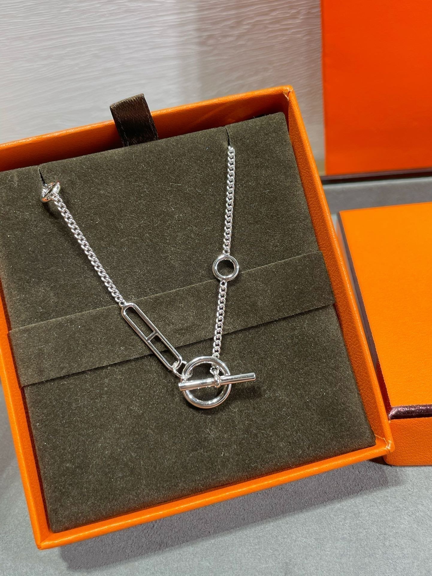 [Liorra]HM STERLING CHAINE D'ANCRE HEART