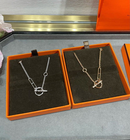 [Liorra]HM STERLING CHAINE D'ANCRE HEART