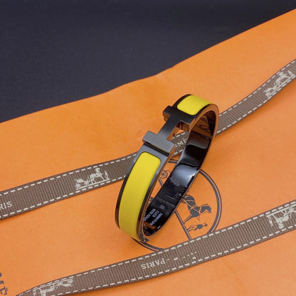 [Liorra]CLIC HM SO BLACK YELLOW BRACELET