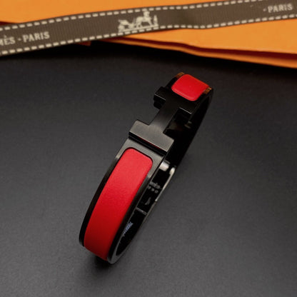[Liorra]CLIC HM SO BLACK RED BRACELET