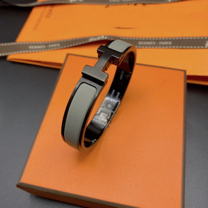[Liorra]CLIC HM SO BLACK GREY BRACELET
