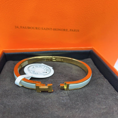 [Liorra]CLASSIC HM CLIC GREEN 8MM ENAMEL BRACELET
