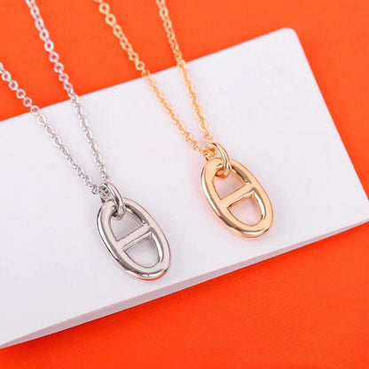 [Liorra]HM PIG NOSE NECKLACE