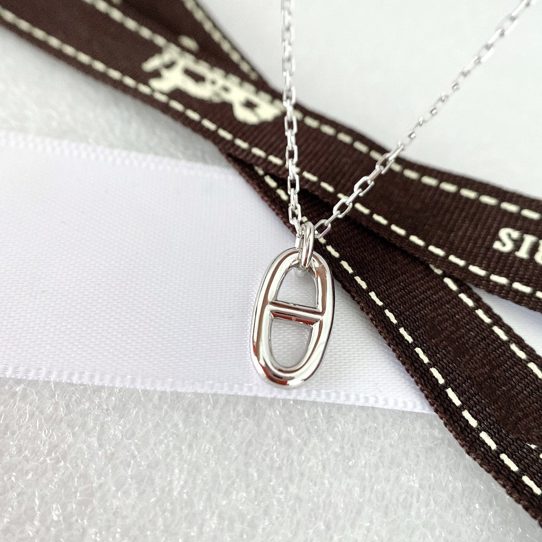 [Liorra]HM PIG NOSE NECKLACE