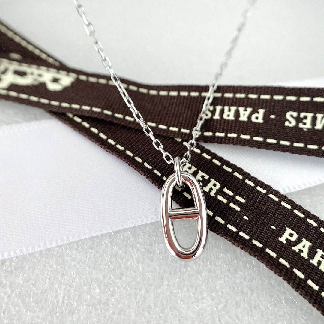 [Liorra]HM PIG NOSE NECKLACE