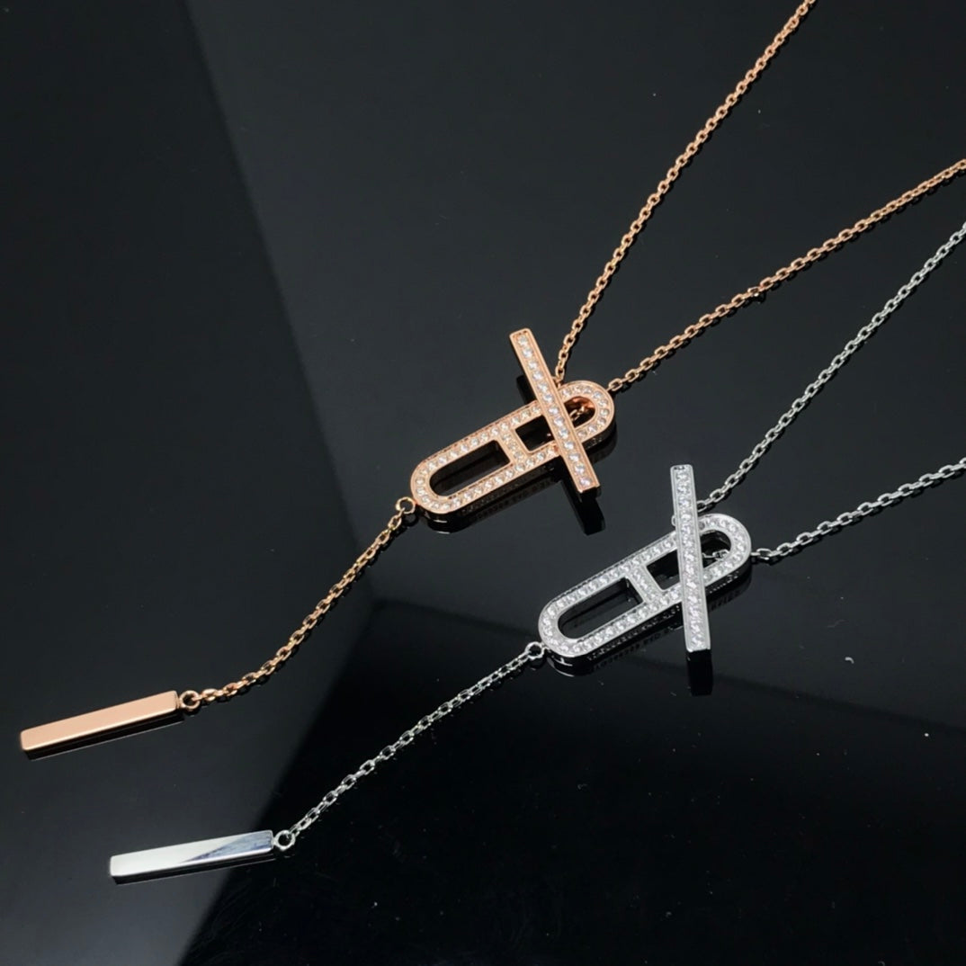 [Liorra]HM NECKLACE PLATINUM Liorra GOLD DIAMOND