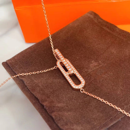 [Liorra]HM NECKLACE PLATINUM Liorra GOLD DIAMOND