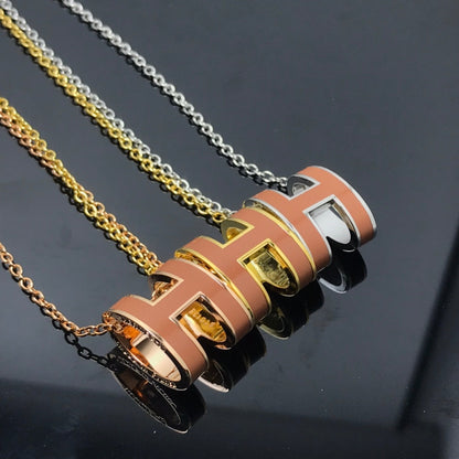 [Liorra]H NECKLACE BROWN